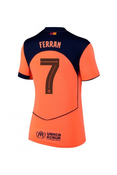 Barcelona Ferran Torres #7 Jalkapallovaatteet Naisten Kolmaspaita 2025-26 Lyhythihainen Barcelona Ferran Torres #7 Jalkapallovaatteet Naisten Kolmaspaita 2025-26 Lyhythihainen